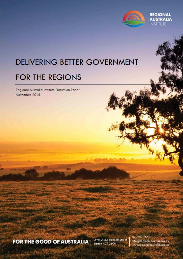 Delivering Better Government for Regions